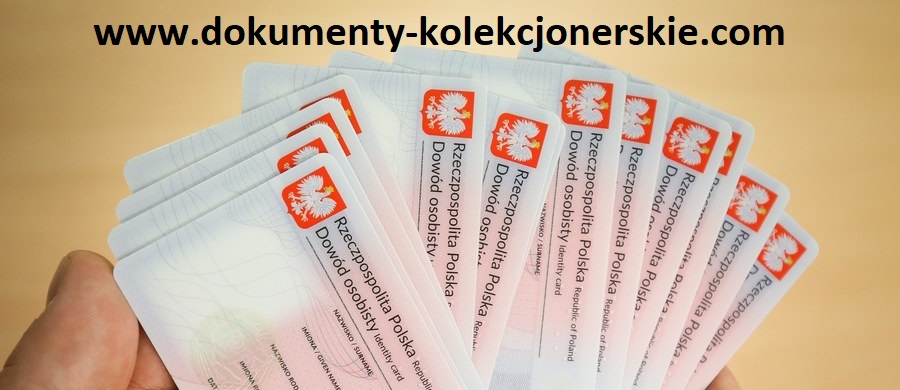 Legalne dokumenty kolekcjonerskie - Paszporty, Dowody, Prawa Jazdy