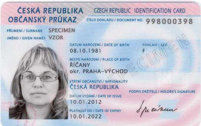 Czeski dowód osobisty , Jak zamówić czeski dowód osobisty kolekcjonerski