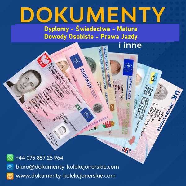 Dowody Osobiste - Prawa Jazdy - Paszporty i inne