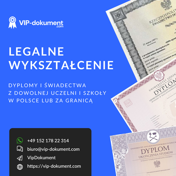 Świadectwa - Dyplomy i inne.
